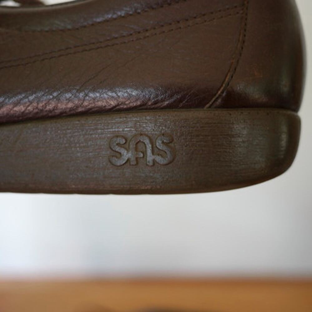 Vintage SAS Shoes Leather Chukka Sneakers Comfort Oxfords Mens USA 12.5M 47 - Picture 7 of 9